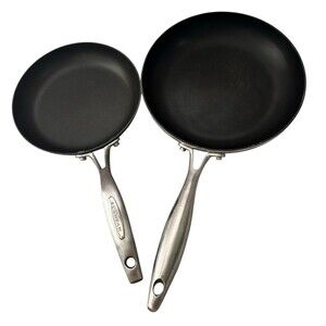 Scanpan Induction Cook Fry Pan Set Denmark Set of 2 Pans